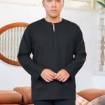 Black for Men: Lengan Panjang